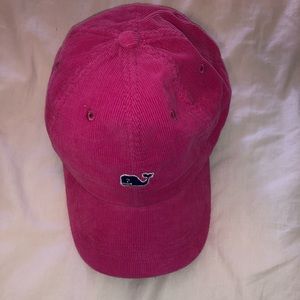 Vineyard Vines Pink Corduroy Hat